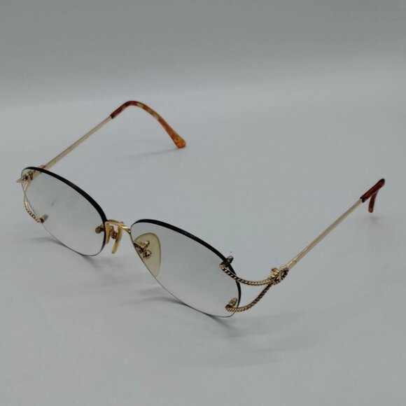 CHRISTIAN DIOR Gold Metal Frame - Picture 1 of 9